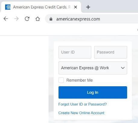 Reset Password | @ Work Resource Center | American Express US