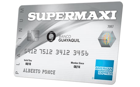 La Tarjeta De Credito Supermaxi Platinum American Express De