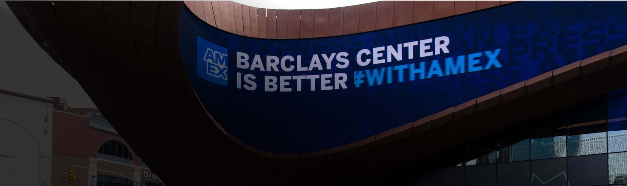 Barclays is better with Amex logo