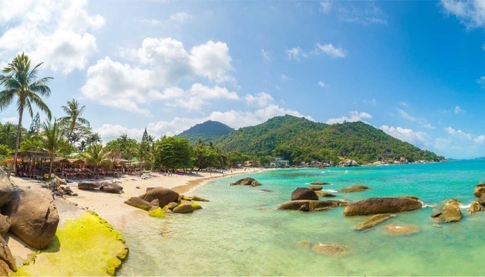 A beach in Koh Samui, Thailand.