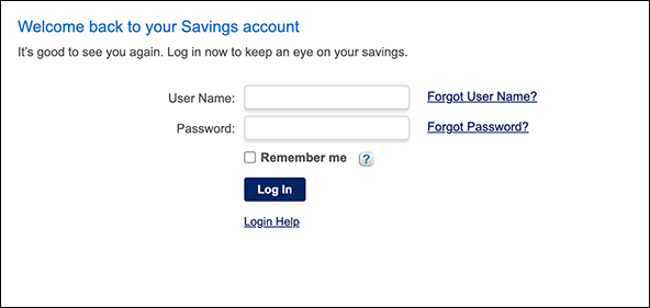 Login Security and Help | American Express® Savings Account