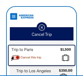 amex gold canada trip cancellation