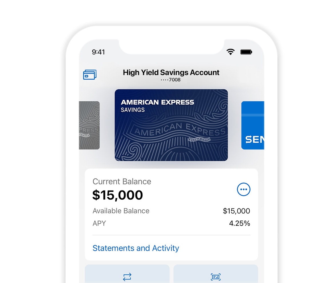 Amex mobile savings