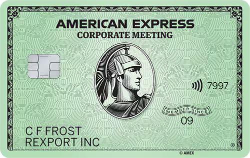 American Express Corporate Meeting Card