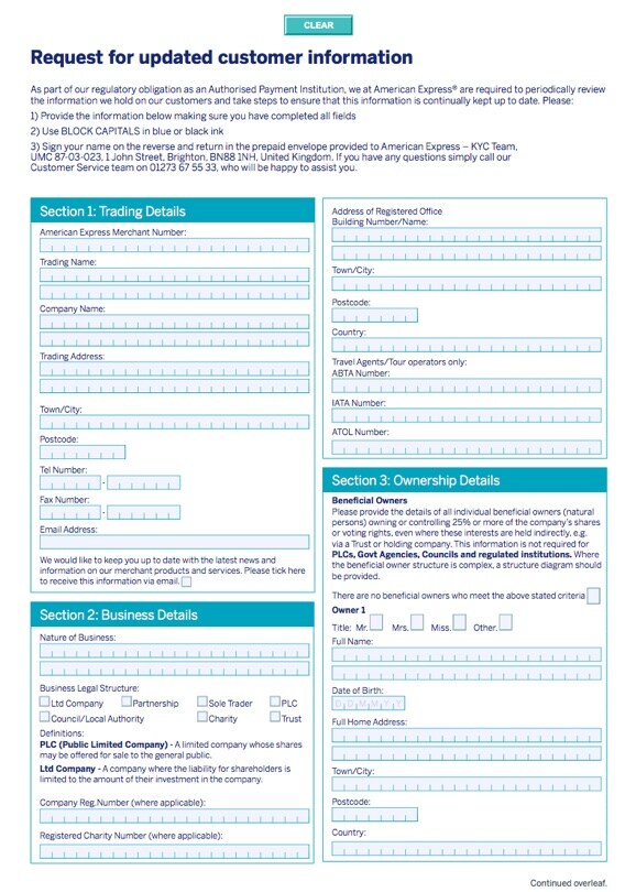 Manage Your Merchant Account American Express Merchant UK