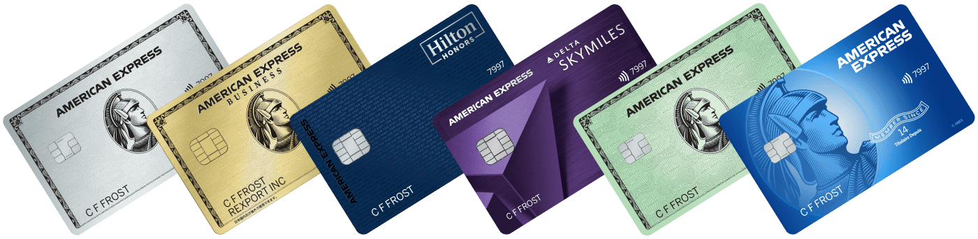 Array of American Express Cards