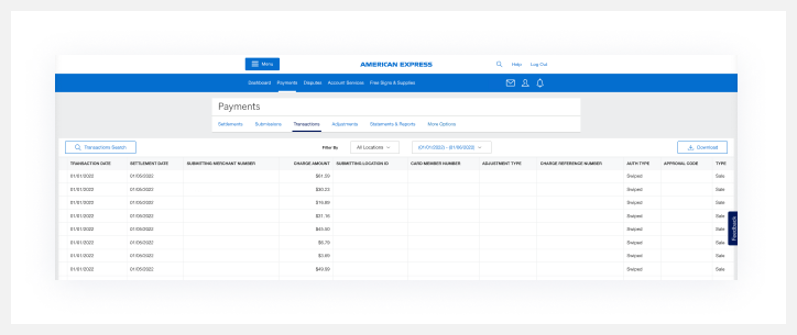 Viewing Transactions | American Express