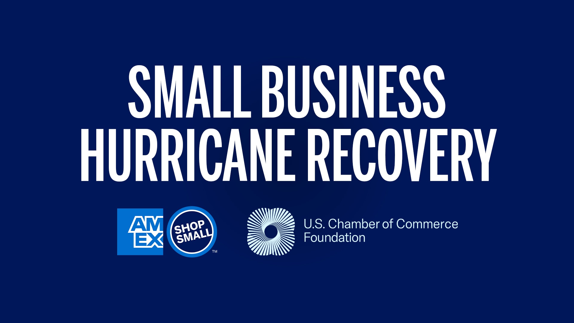 Small Business Hurricane Recovery with Logos