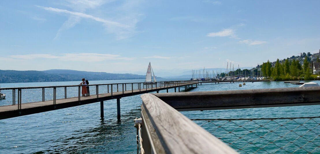 Holzsteg am Zürichsee