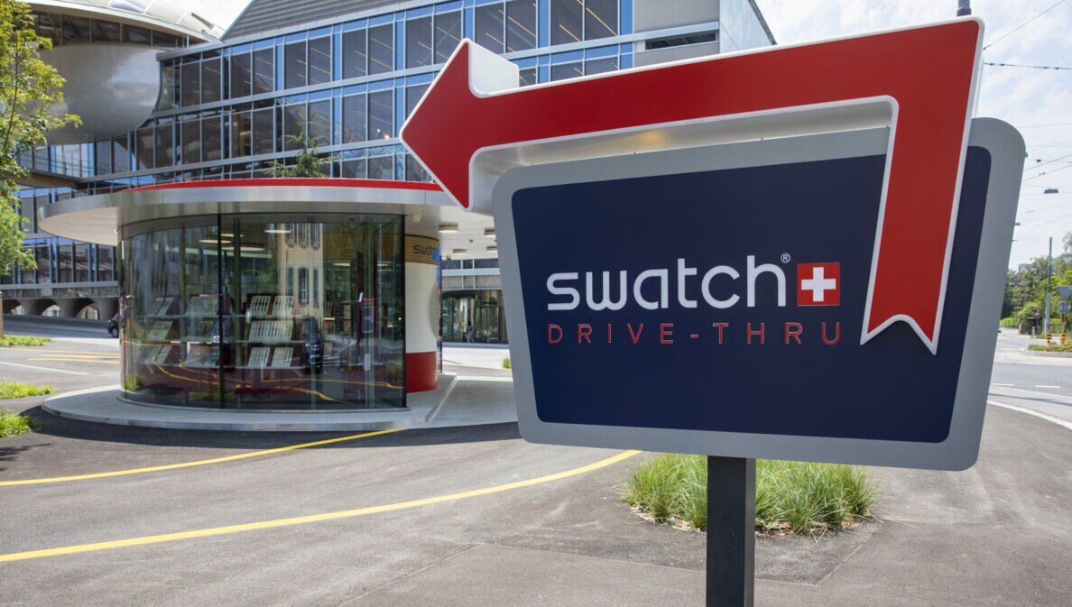 Der Swatch Drive-Thru Store.