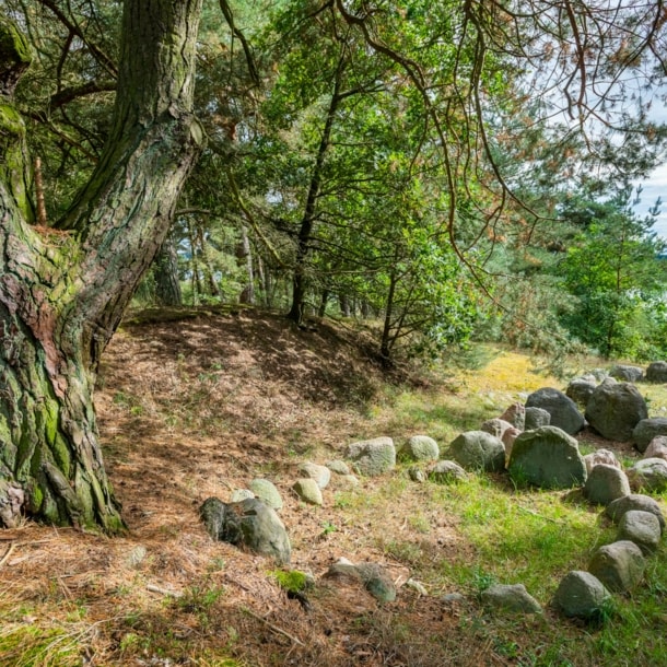 Wikingergräber im Naturpark Flusslandschaft Peenetal