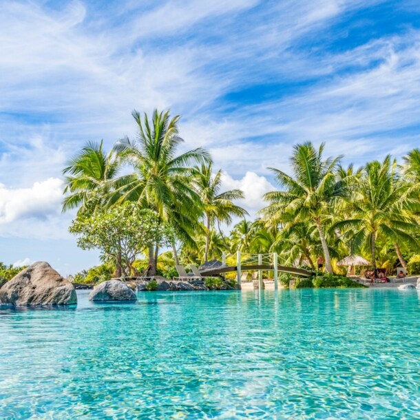 Luxuriöses Resort direkt am Strand von Tahitis Hauptstadt Papeete