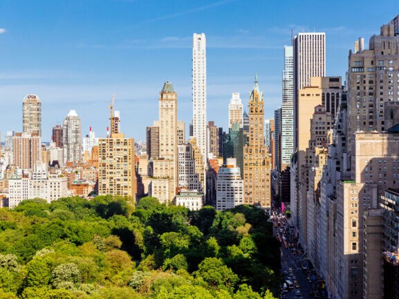 Hochhäuser und Central Park in New York