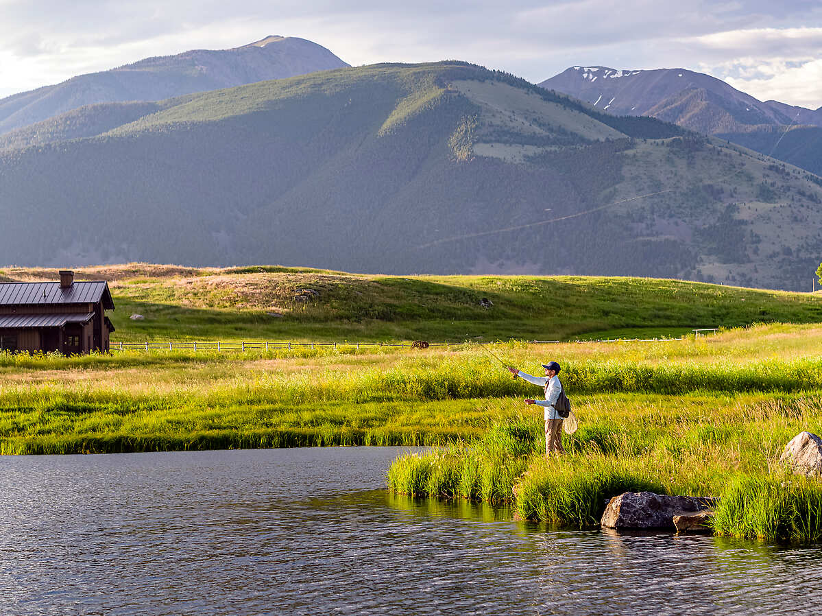 Sage Lodge . Yellowstone National Park . Montana .